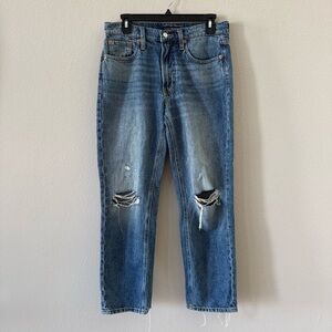 Lucky Brand Distressed Blue Straight Leg Jeans